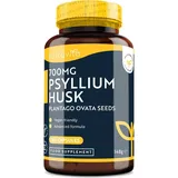 Flohsamenschalen 1400 Mg - Aus Der Plantago Ovata Pflanze - 180 Vegane Kapseln