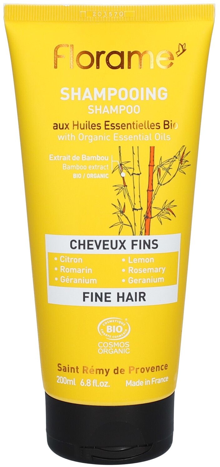 FLORAME Shampoing cheveux fins 200 ml shampooing