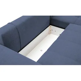 bobb Ecksofa Arissa de Luxe ¦ blau ¦ Maße (cm): B: 265 H: 84 T: 215.0