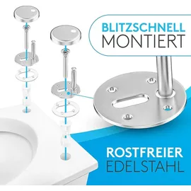 COMODO Toilettendeckel Weiß