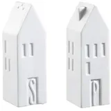 räder Salz-/Pfefferstreuer (LBH 3x3x9 cm) - weiß - LBH 3x3x9 cm