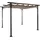 MCW Pergola C42 3 x 3 m inkl. Schiebedach Taupe