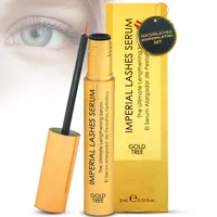 Gold Tree Lash Serum | Wimpernserum mit Hyaluronsäure. Natürliches Wimpernlifting Set | Wimpernserum ohne Hormone Vegan & Bio Anti Ageing Nicht an Tieren getestet