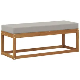 vidaXL Hocker Bank 115 x 43 x 37 cm Grau