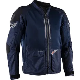 leatt adventure ADV FlowTour 4.5 Short Textiljacke Dunkelblau/Schwarz L