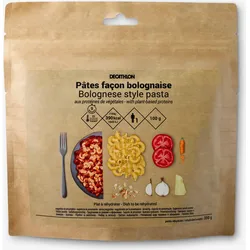 Trekkingnahrung gefriergetrocknet - Nudeln Bolognese-Art Erbsenprotein 100 g EINHEITSGRÖSSE