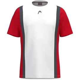 Head Racket Head, Racket Club 25 Tech Kurzarm-t-shirt - Red / White - XL