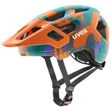 Uvex react jr. 52-56 cm Kinder papaya camo matt 2023