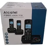 Alcatel F860 Voice Trio Schnurloses Telefon-Set mit Anrufbeantworter