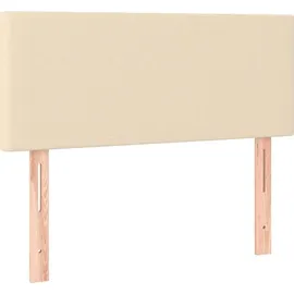 vidaXL Boxspringbett 100 x 200 cm Creme