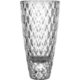 Villeroy & Boch Villeroy und Boch - Boston Kerzenständer, eleganter, dekorativer Ständer für Stabkerzen, Kristallglas, klar, 8.2 cm