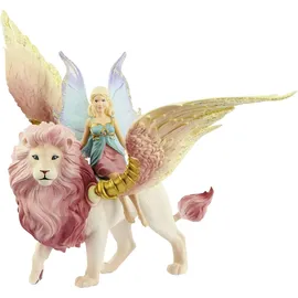 Schleich Bayala-Elfe auf geflügeltem Löwe Spielset