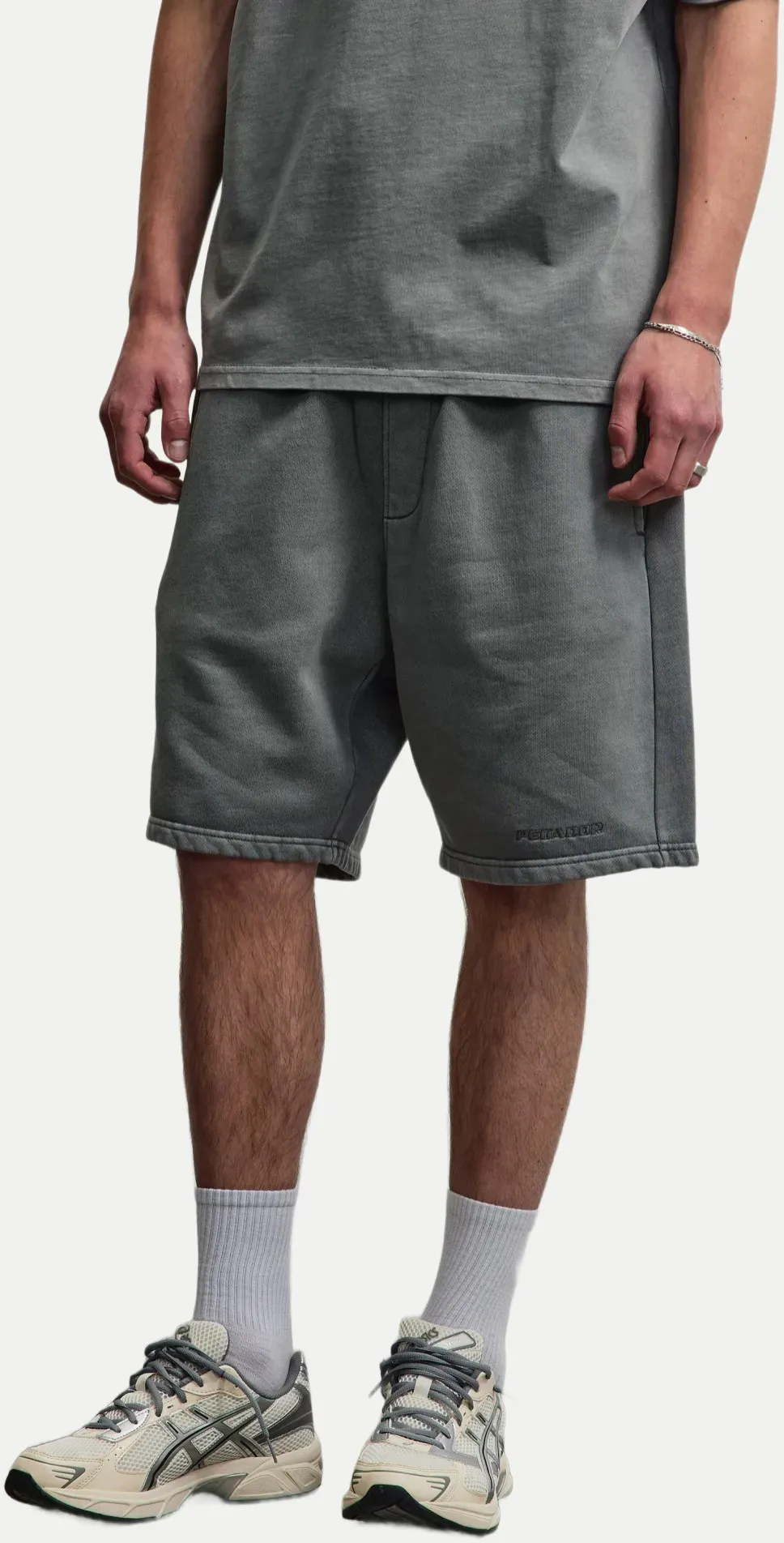 Regular-Fit Sweatshorts Grau S