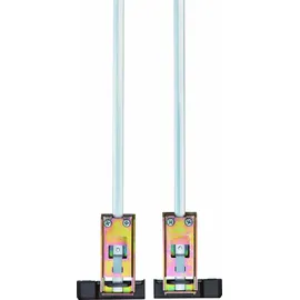 ABUS Doppelschließblech DSB550 für Fensterschloss FOS550, braun