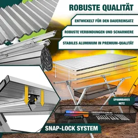Kesser Campingtisch faltbar Silber