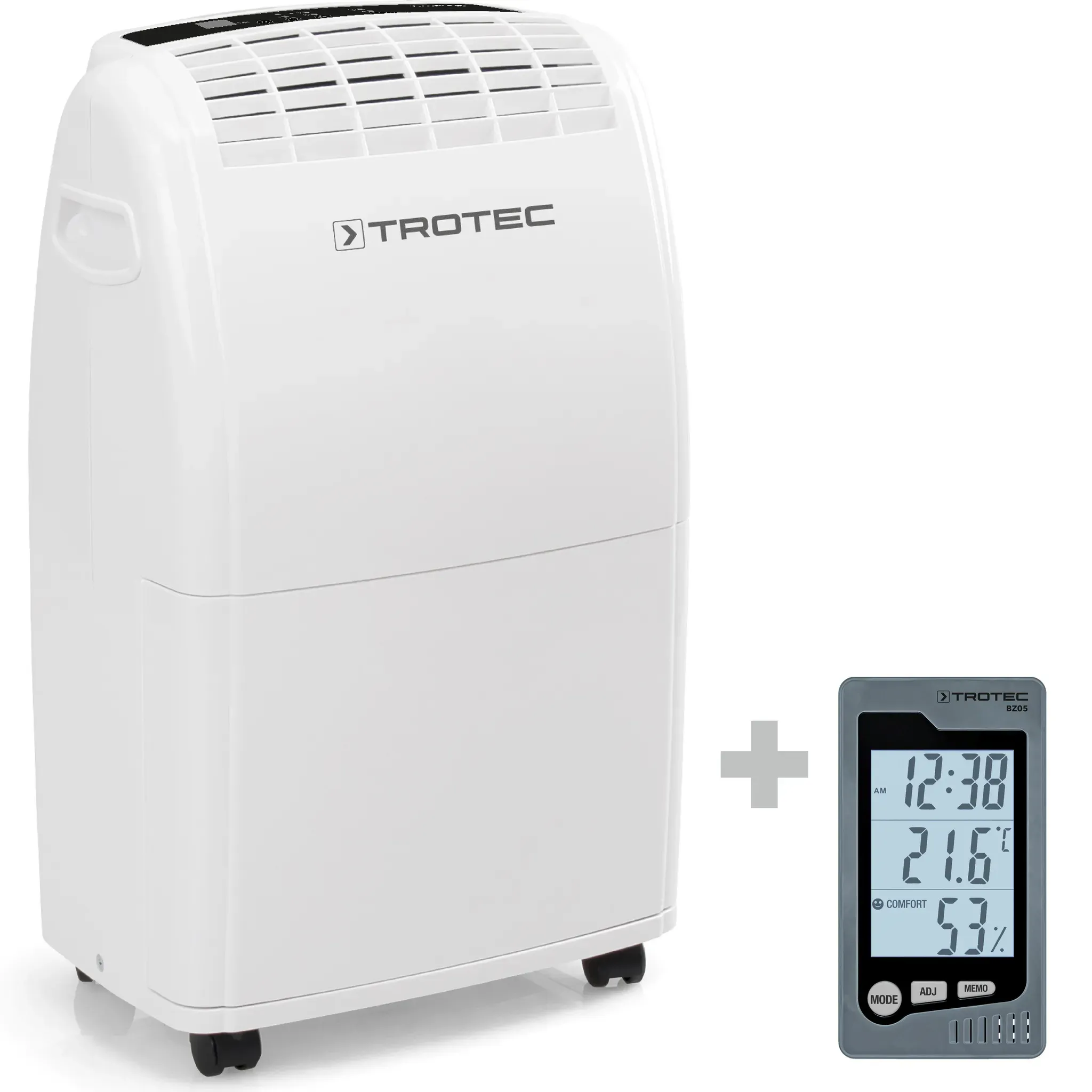 Trotec Luchtontvochtiger TTK 75 E + ruimte-thermohygrometer BZ05