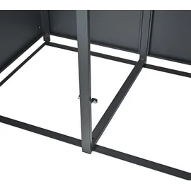 Westmann Mülltonnenbox Varius 2 132 x 116 cm grau