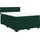 vidaXL Boxspringbett 140 x 200 cm Dunkelgrün