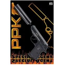 Sohni-Wicke Special Agent PPK 25-Schuss Pistole mit Schalldämpfer