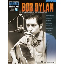 Music Sales America Harmonica Play Along Volume 12 Dylan Bob Harm BK/CD: Bob Dylan (Book/Online Audio) (Harmonica Play-along, 12, Band 12)