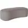 LeGer Home by Lena Gercke Polsterhocker Dilara 143 x 45 x 68 cm Grau/Silber