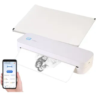 Callstel Mobiler Akku-Thermodrucker Weiß