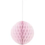 Unique Wabenball aus Seidenpapier 20 cm Hellrosa