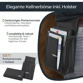 HMF Kellnerportemonnaie Unisex schwarz