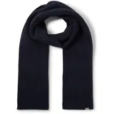 Tom Tailor Herren Schal aus Baumwolle, blau, Meliert, Gr. ONESIZE