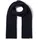 Tom Tailor Herren Schal aus Baumwolle, blau, Meliert, Gr. ONESIZE