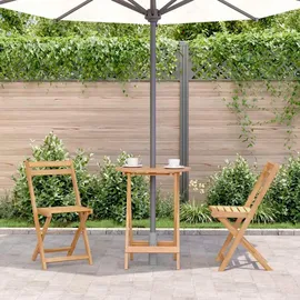 vidaXL Klapptisch Ø 60 x 75 cm braun