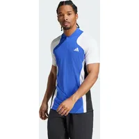 Adidas Performance HEAT.RDY Freelift Poloshirt Herren AETB - lucblu/white/black XL