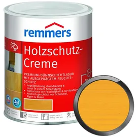 Remmers Holzschutz-Creme 3in1 kiefer, 0,75 Liter, tropffreie Holzlasur für aussen, 3in1: Imprägnierung, Grundierung + Lasur in EINEM Arbeitsgang