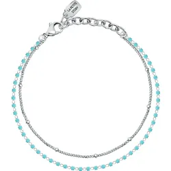 La Petite Story Armband Edelstahl, Emaille silber Damen 