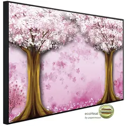 papermoon Infrarotheizung »EcoHeat - Baum mit Schmetterling«, Matt-Effekt - bunt