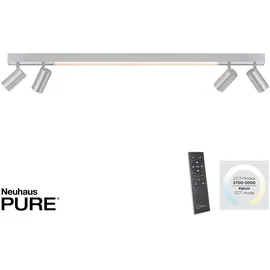 neuhaus pure PURE Lines Spot 1 eckig silberfarben
