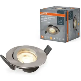 Osram Spotlight Recess Set 1 Aluminium gebürstet
