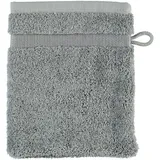 Rhomtuft Waschhandschuh 16 x 22 cm grau