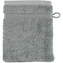 Rhomtuft Waschhandschuh 16 x 22 cm grau