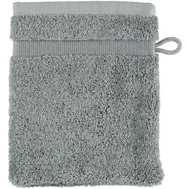 Rhomtuft Waschhandschuh 16 x 22 cm grau