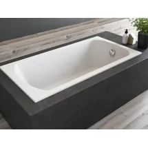 bad land Badewanne Rechteck 180x80 mit Styroporverkleidung, Ablauf Füße gratis | Komplettset 4in1 Original Acryl Wanne Siphon CLASSIC SLIM