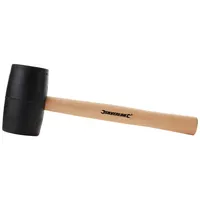 Silverline HA73 Gummihammer, schwarz 680 g