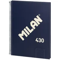 Milan MILAN® A4 Ringbuch mit liniertem Papier, blau
