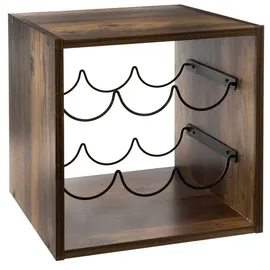 Five Weinregal 31 x 31 cm Braun