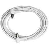 Axing BAK 503-00 Anschlusskabel IEC, Koax-Winkelstecker mit Koax-Kupplung, hochgeschirmt (5 m)