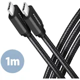 AXAGON USB-C 1 m Schwarz