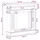 vidaXL Kaminumrandung Artisan-Eiche 102 x 26 x 100 cm Braun