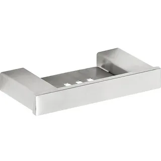 Seifenschale Erva mit Wandhalter, Edelstahl gebürstet - 93 114 90
