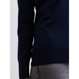 CASH-MERE.CH Strickjacke V-Ausschnitt Blau S