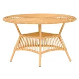 xl moebel gmbh Esstisch Garten Möbel Veranda Terrasse Balkon Luxus Design Garnitur Modern Beige - Beige